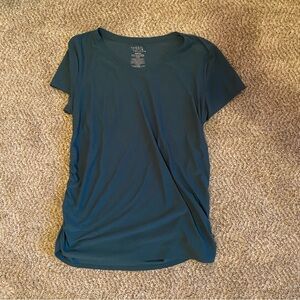 Teal Maternity Top